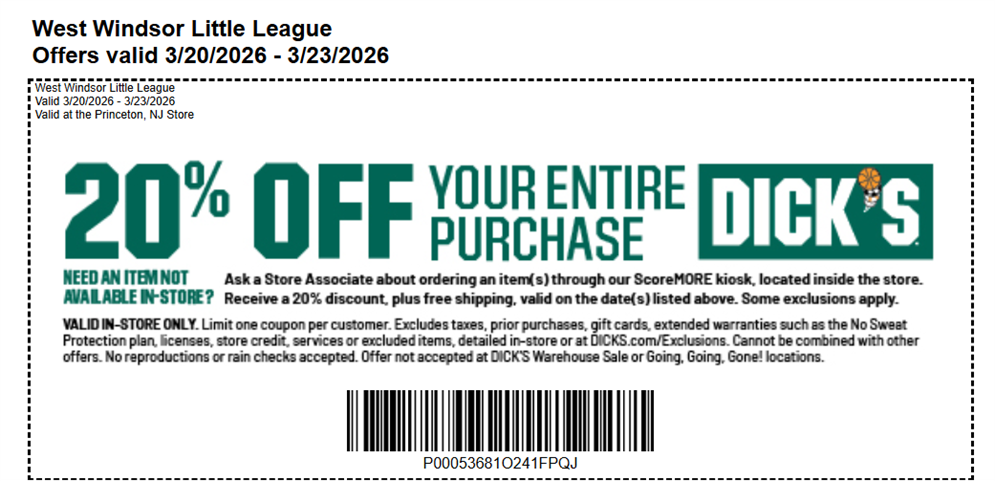 Dicks Sporting Goods Shop Event 